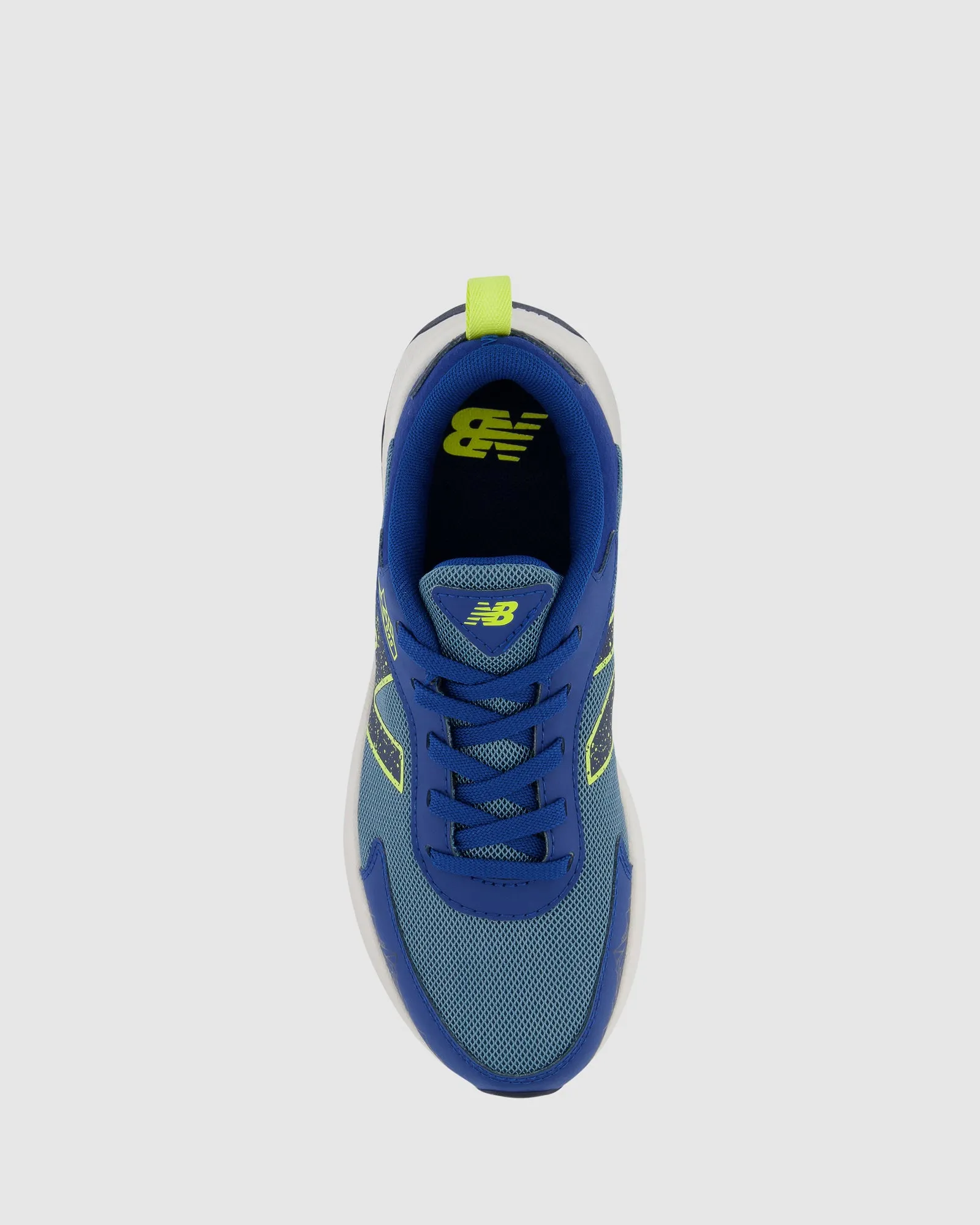 545 Laces Grade School Blue/Lime