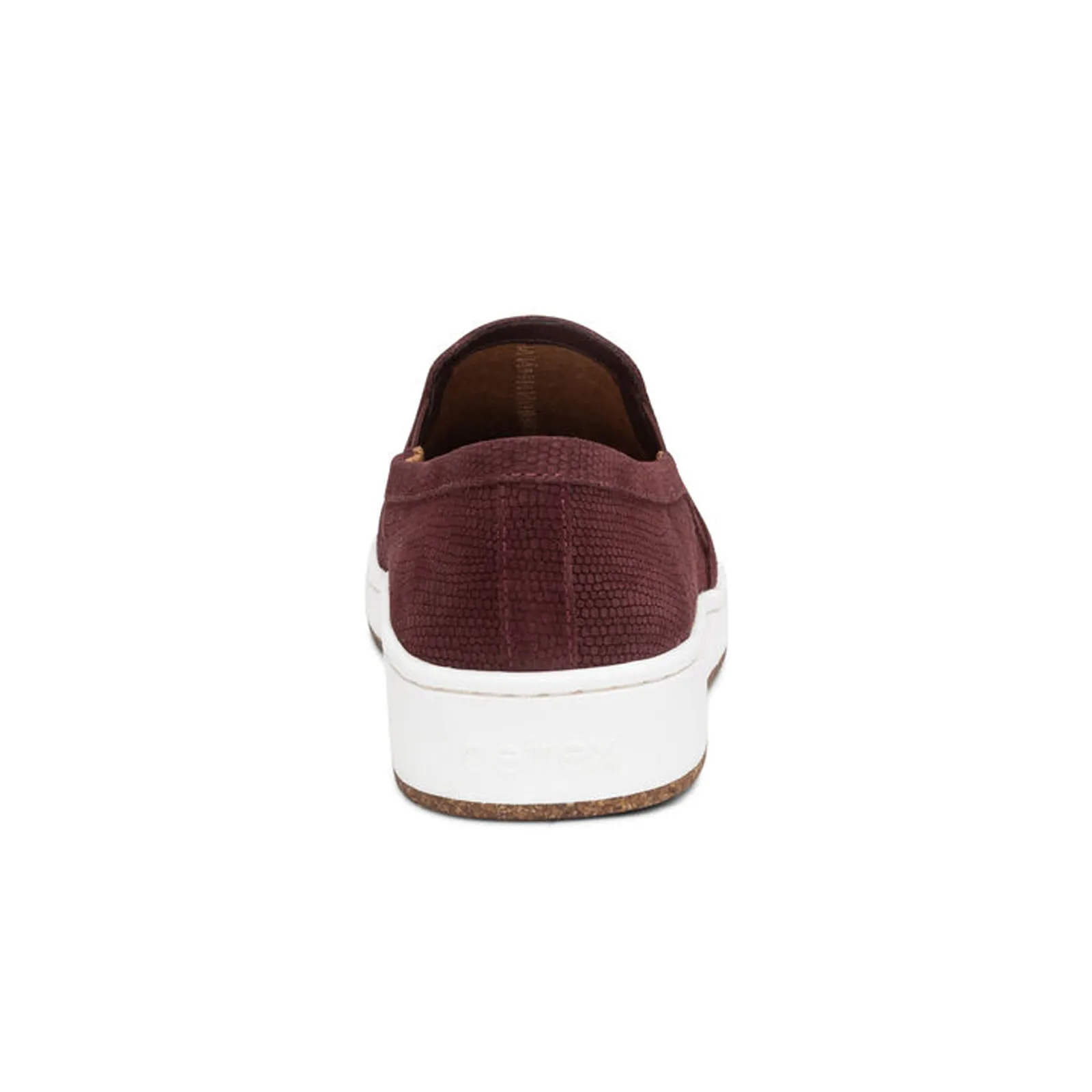 Aetrex Kenzie Slip On (Women) - Burgundy Croc