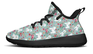 Bichon Frise Flower Kids Sneakers