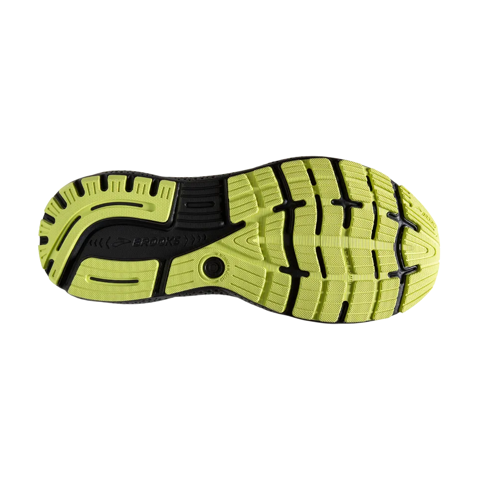 Brooks Men's Ghost 16 D Width Primer/Grey/Lime