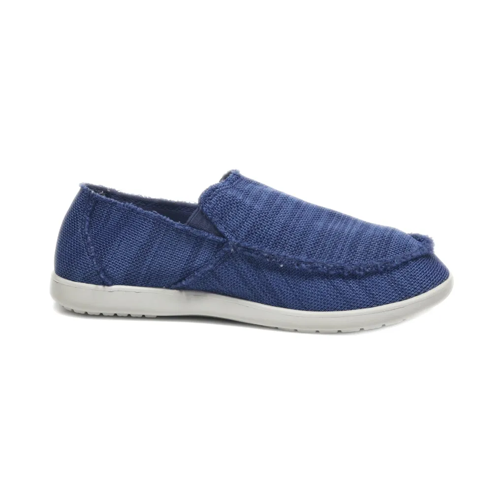 Crocs Loafers Canvas Blue Colour For Men