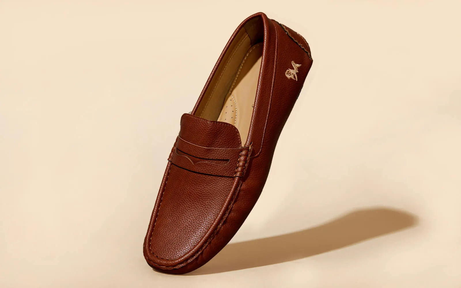 Dress Loafers : Tan