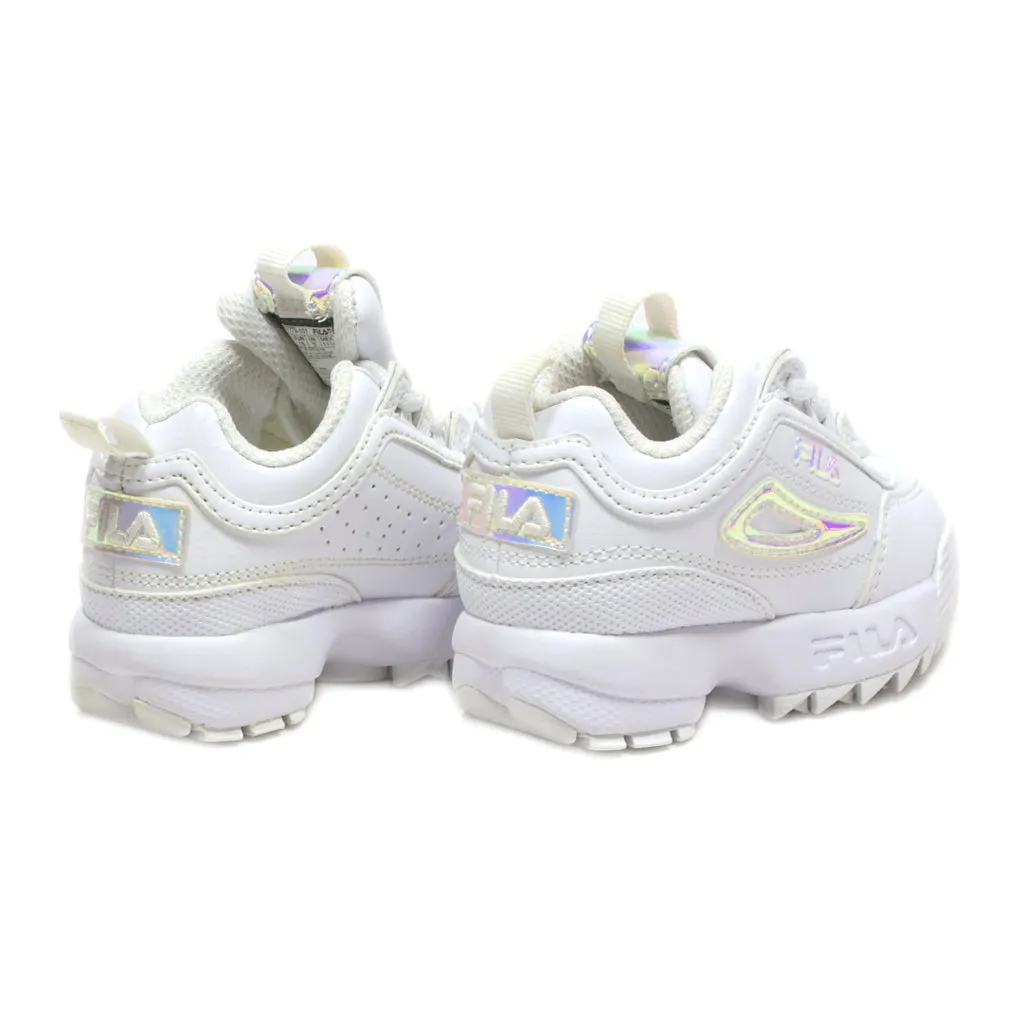 Fila Disraptor Walkers Leather White Colour For Kids