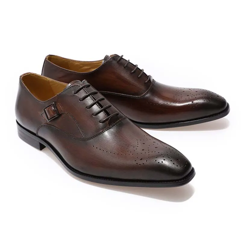 Funki Buys | Shoes | Men's Luxury Genuine Leather Dress Shoe