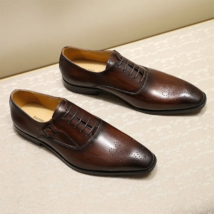 Funki Buys | Shoes | Men's Luxury Genuine Leather Dress Shoe