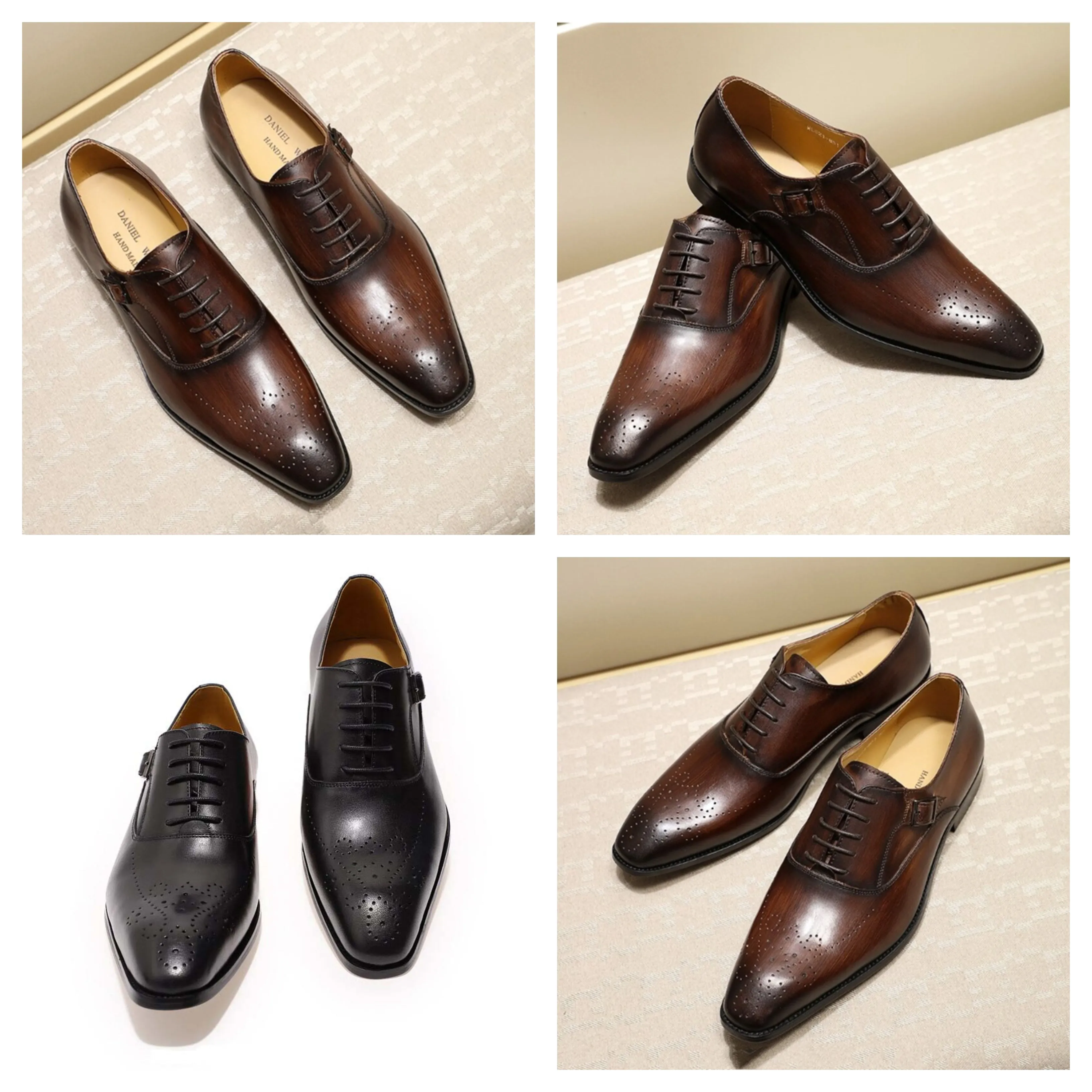 Funki Buys | Shoes | Men's Luxury Genuine Leather Dress Shoe