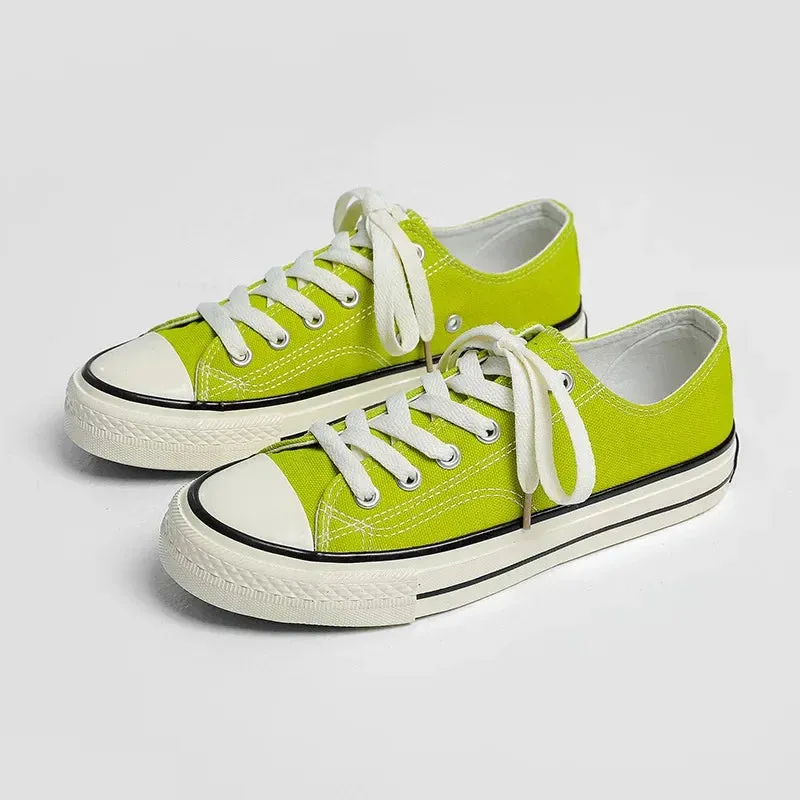 Funki Buys | Shoes | Women's Colorful Canvas Fashion Sneaker