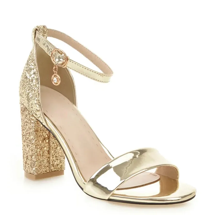 Funki Buys | Shoes | Women's Luxury Silver Gold Party Sandals