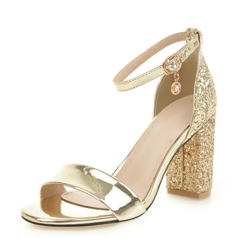 Funki Buys | Shoes | Women's Luxury Silver Gold Party Sandals