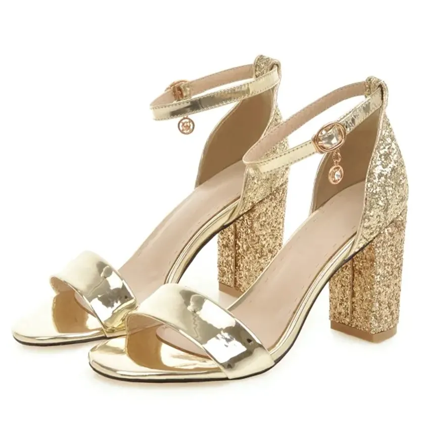 Funki Buys | Shoes | Women's Luxury Silver Gold Party Sandals