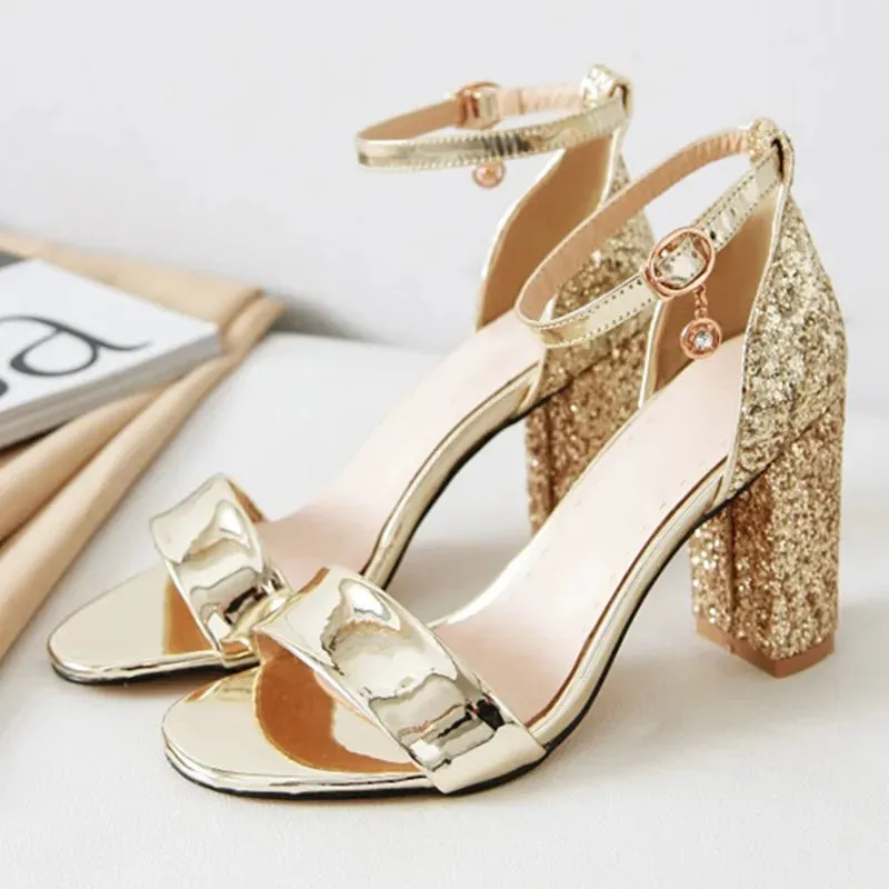 Funki Buys | Shoes | Women's Luxury Silver Gold Party Sandals