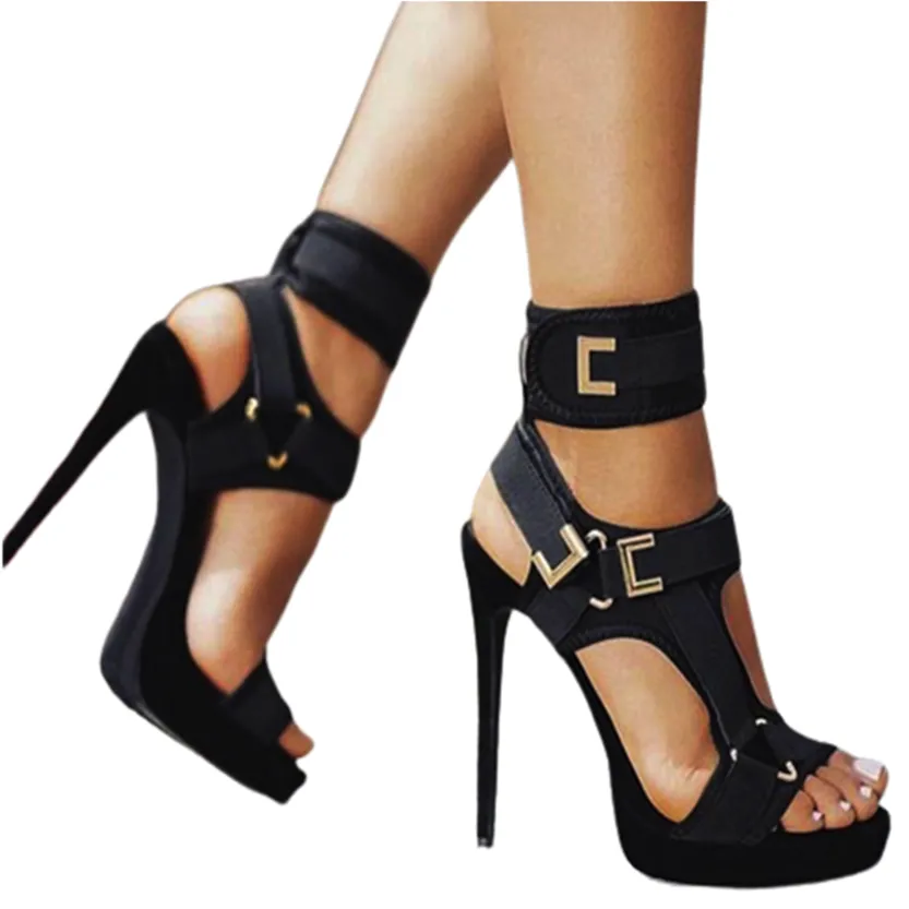 Funki Buys | Shoes | Women's Sky High Strappy Platform Sandal