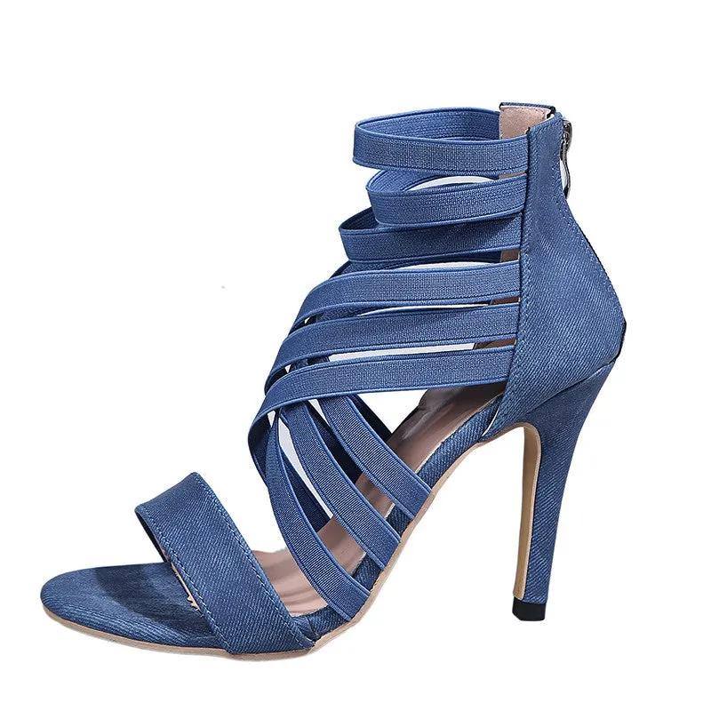 Funki Buys | Shoes | Women's Strappy High Heel Sandals