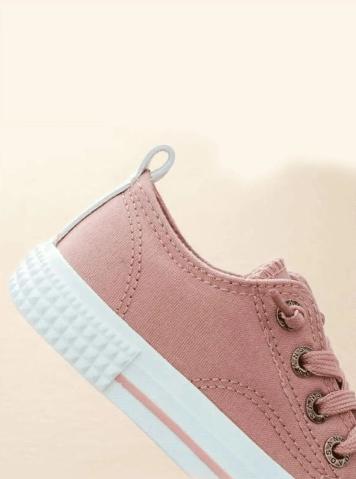 Girls Non-Slip Canvas Sneakers By Liv and Mia