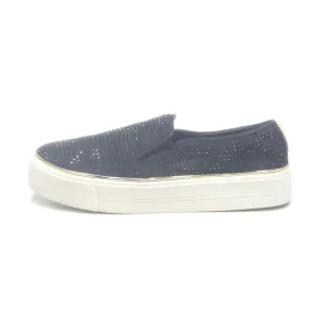 Guess Slip Ons Fabric Black Colour For Women