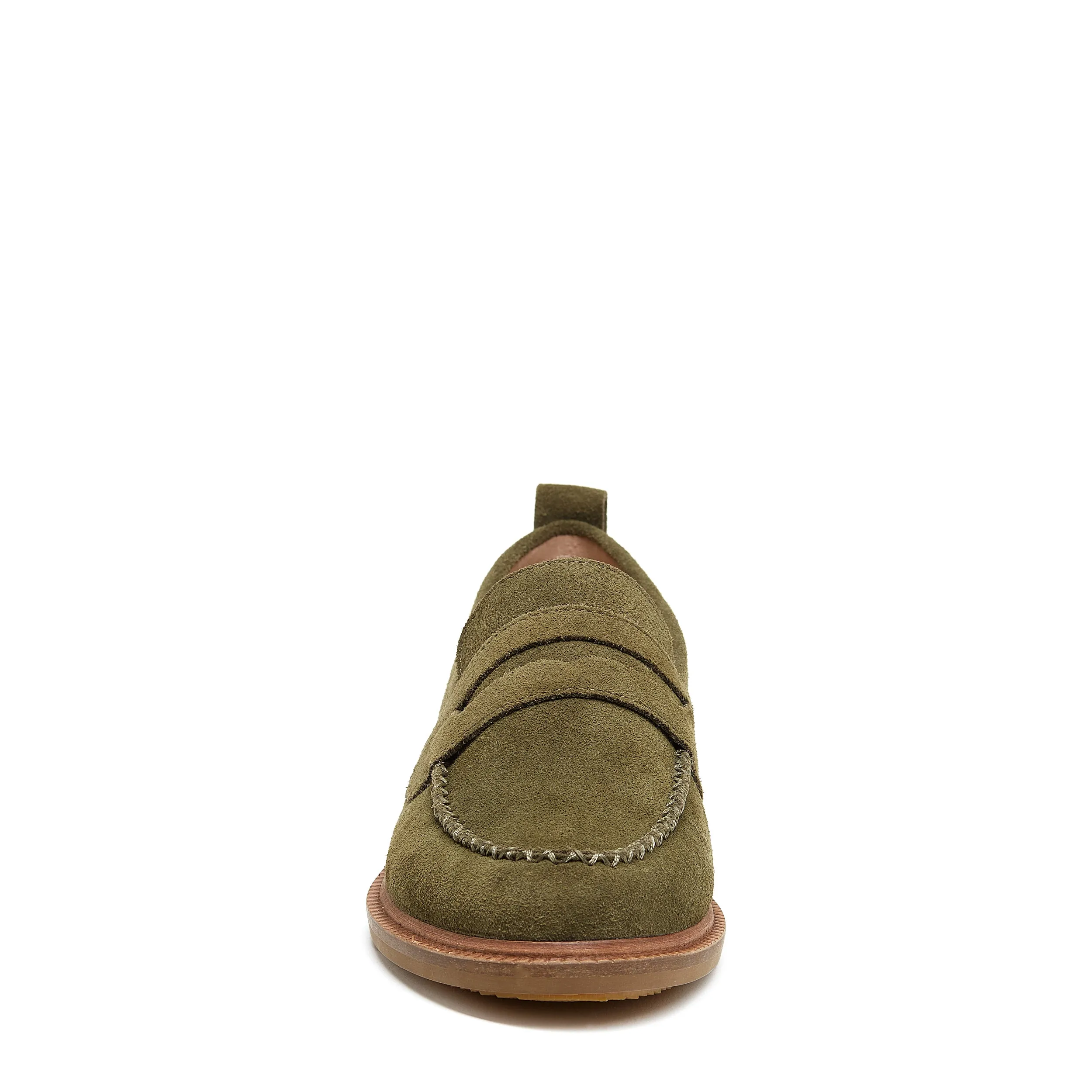 Lens Olive Wide Width Loafers