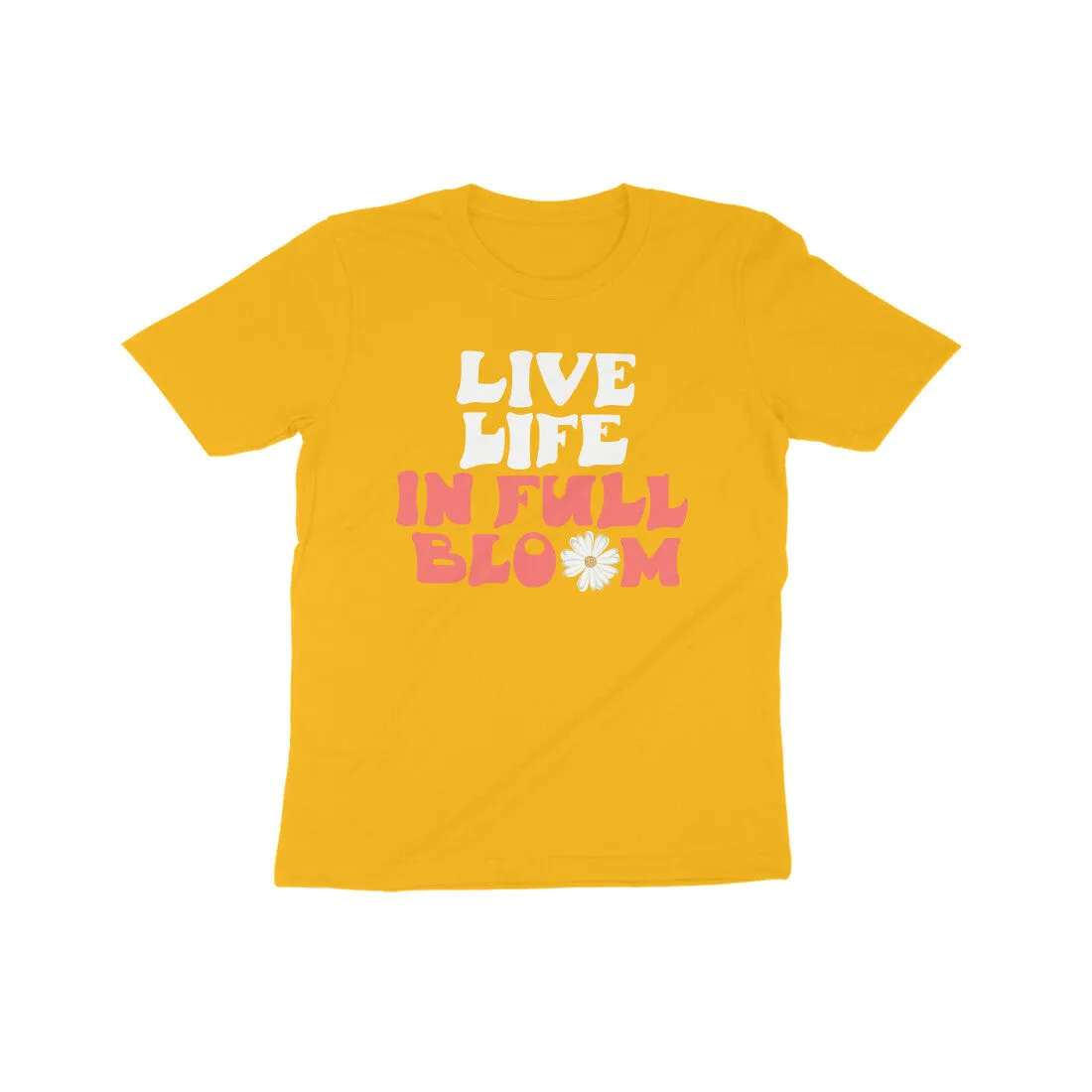 LIVE LIFE IN FULL BLOOM - KIDS HIKING T SHIRT - UNISEX