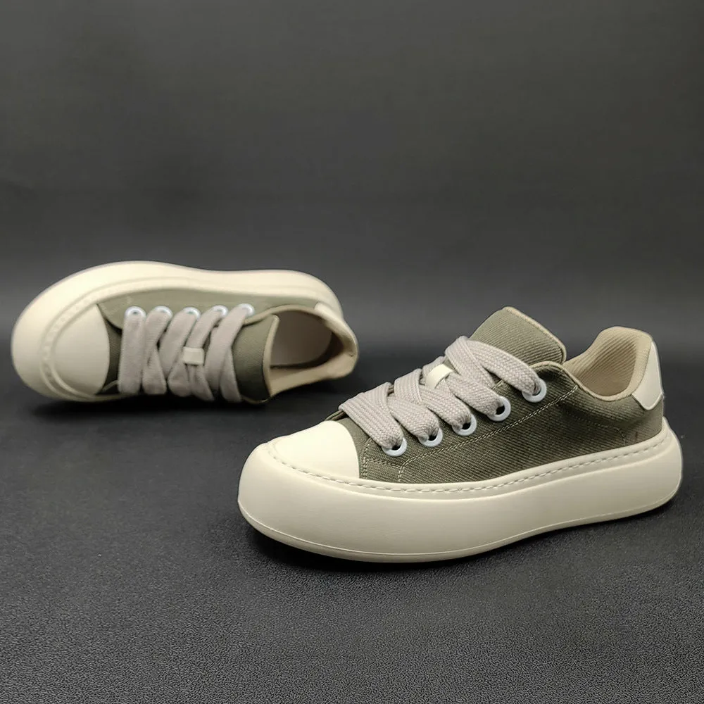 Men Minimalist Fashion Canvas Breathable Casual Sneakers