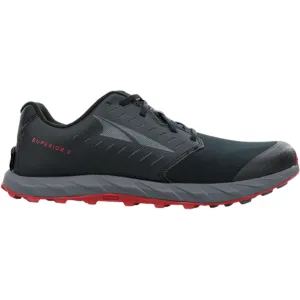 Men's Altra Superior 5, Black/Red, 12.5 D Medium