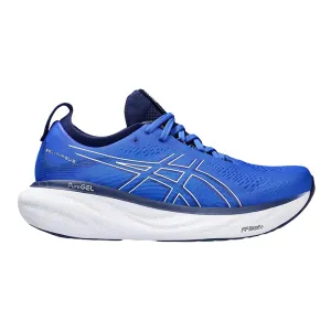 Men's Asics Gel-Nimbus 25, Illusion Blue/Pure Silver, 8 2E Wide