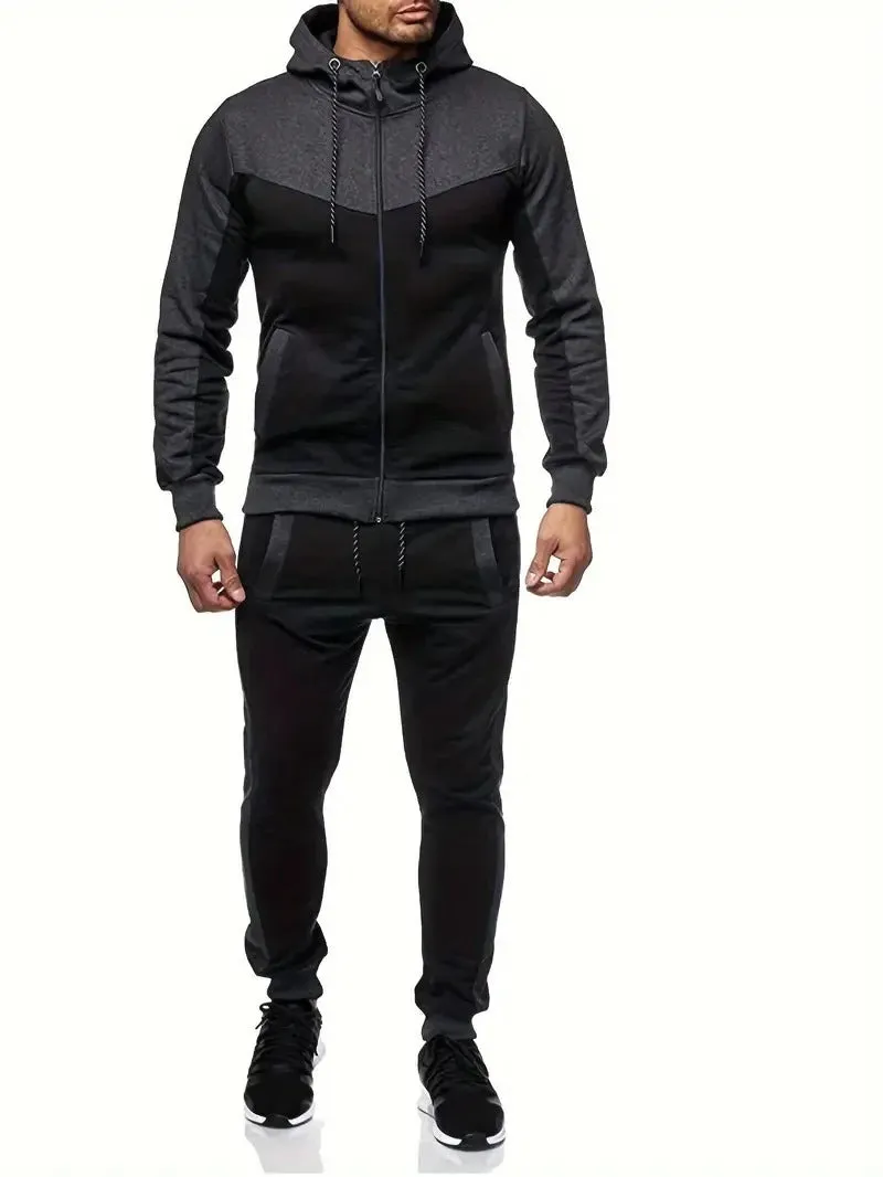 Men's Jogging Workout Tracksuit Set