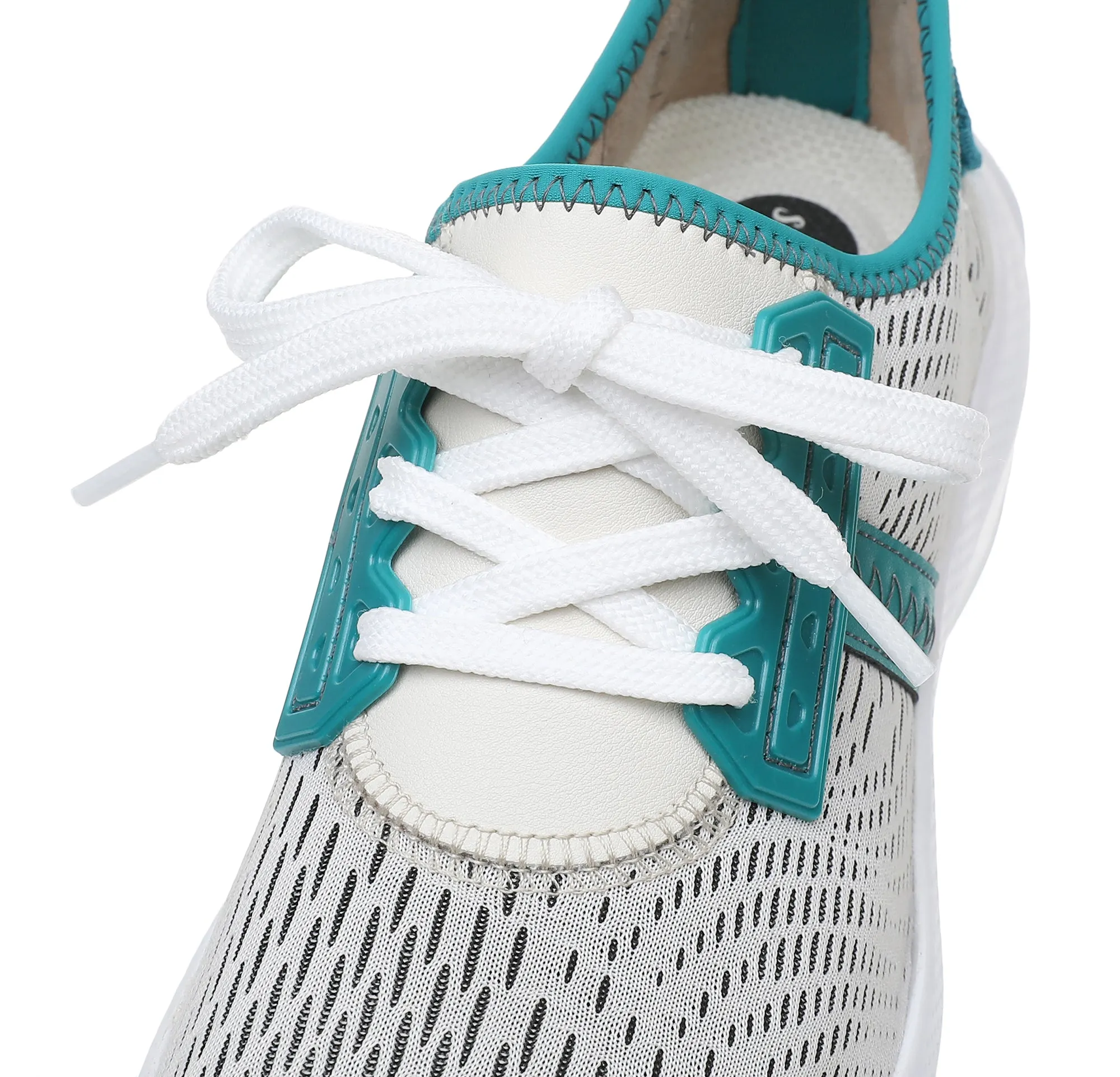 Metropolitan Chunk Lace-Ups Off-white-Green (S023003-1-G)