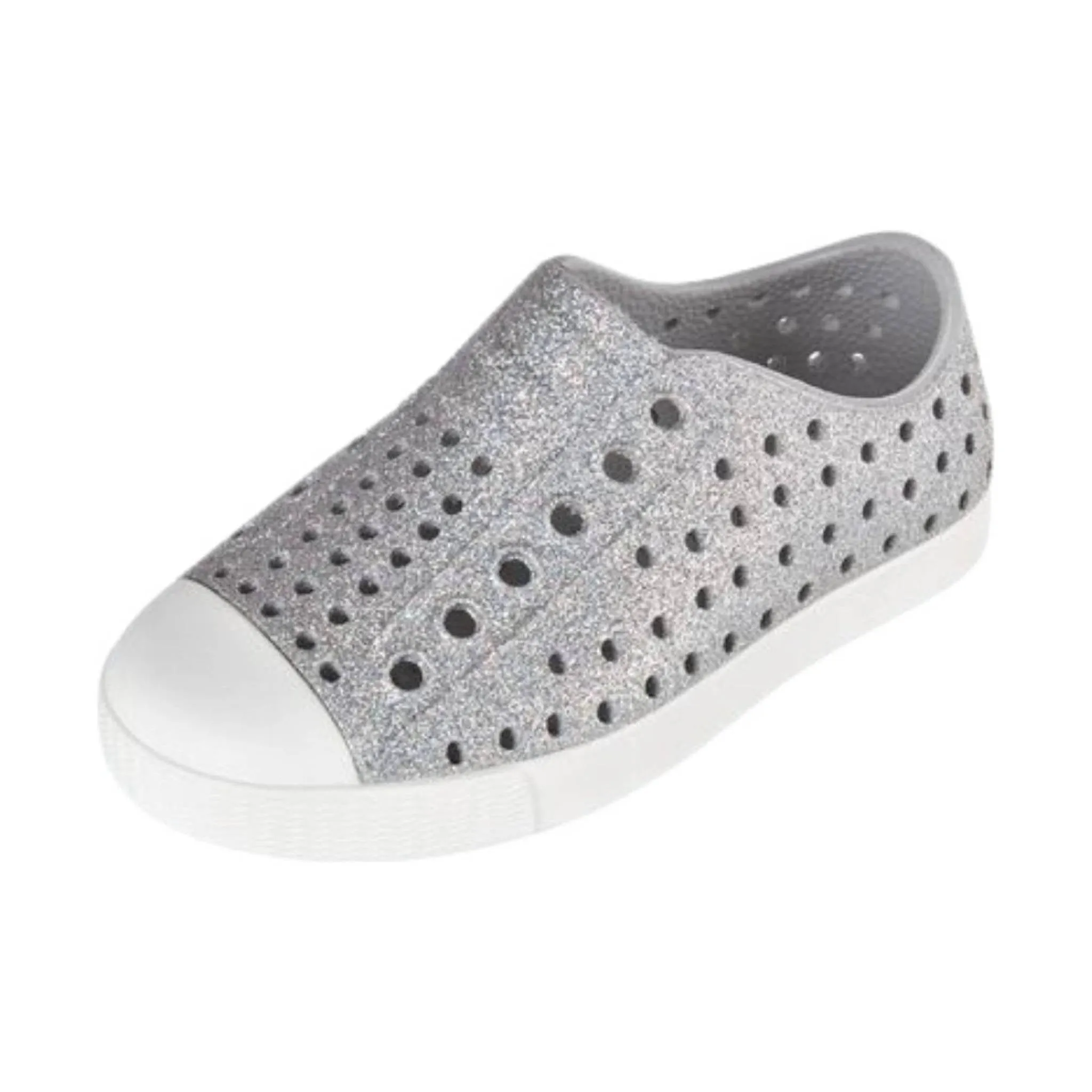 Native Kids' Youth Jefferson Bling - Disco Bling/Shell White