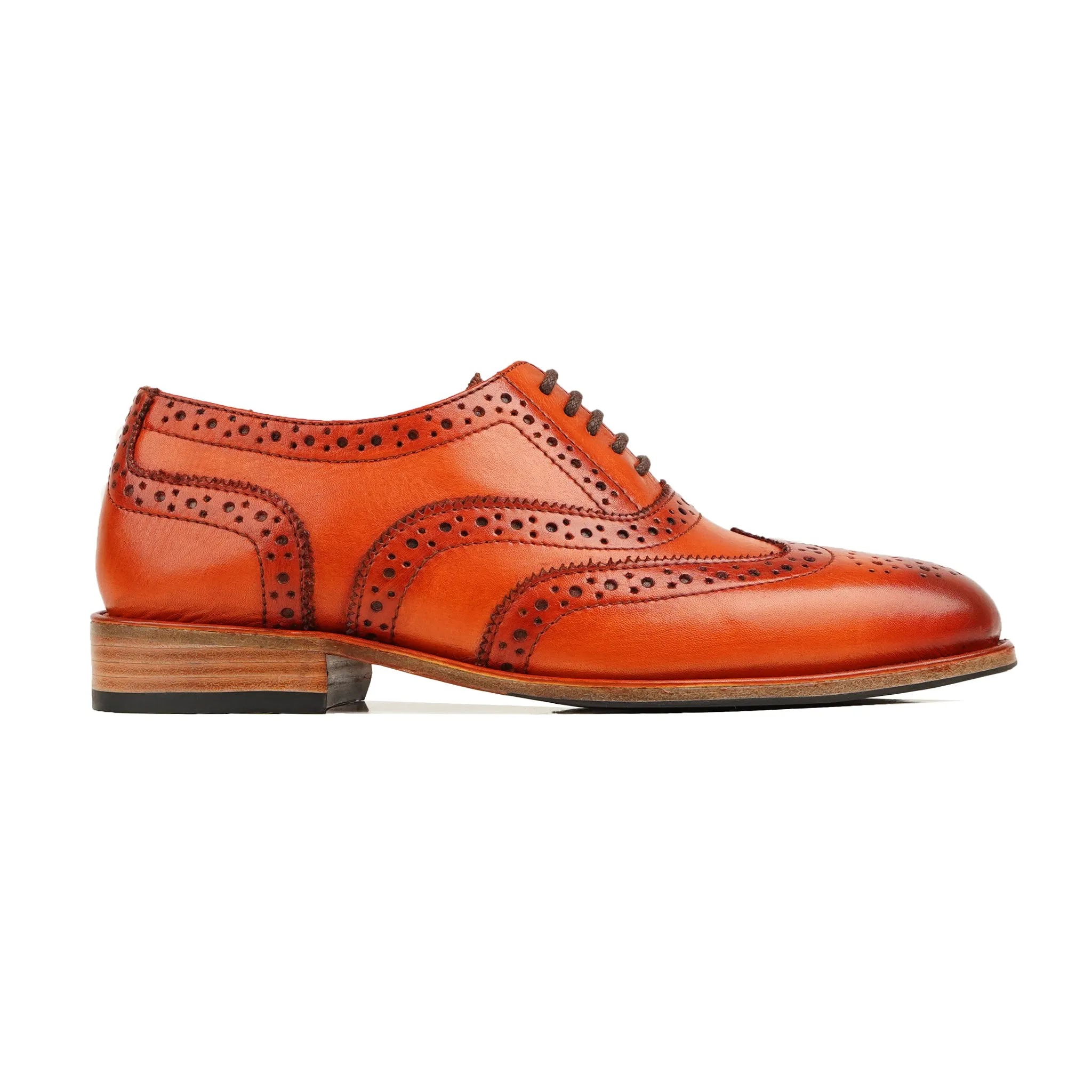 Samoa - Men's Tan Calf Leather Oxford Shoe