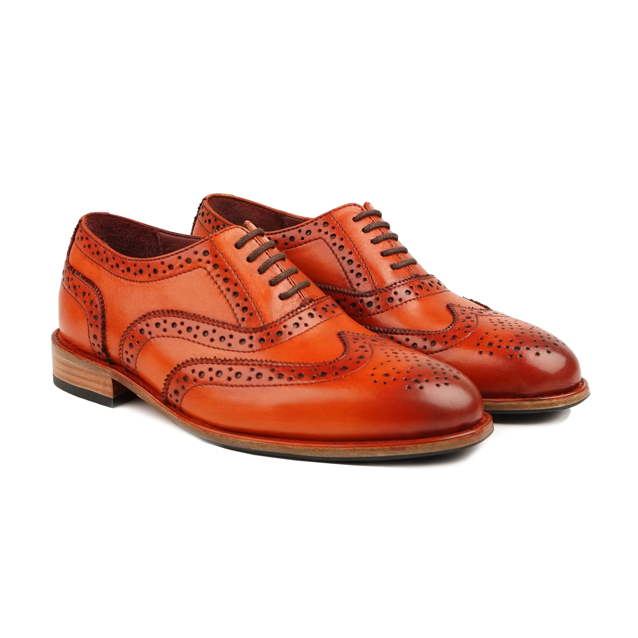 Samoa - Men's Tan Calf Leather Oxford Shoe