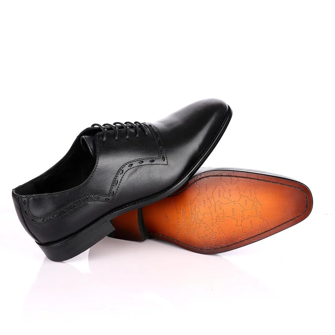 Terry Taylors Oxford Black Lace up Shoe