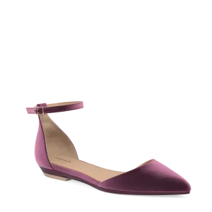 The D'Orsay - Sugar Plum Velvet Flat