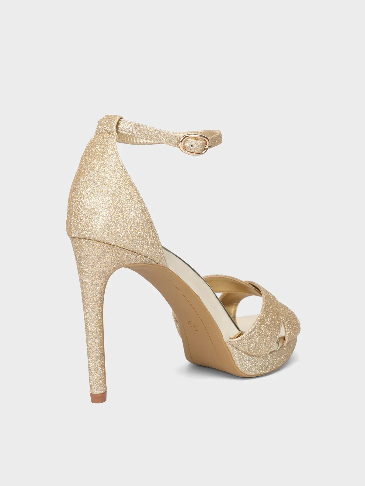 Women "CARISSA" Shimmery Evening Sandals